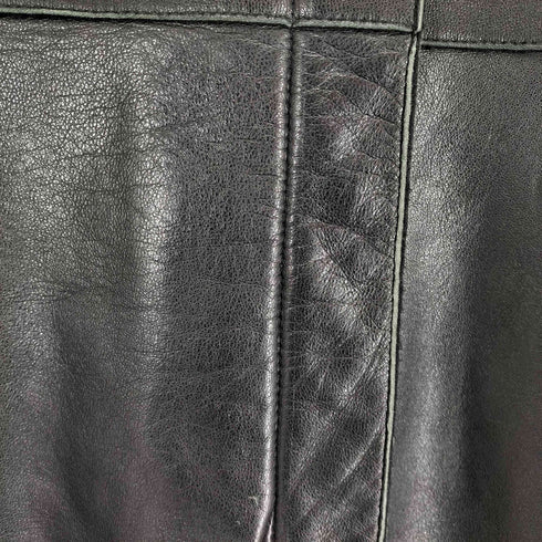 Soleil Genuine Leather フーデットレザーコート レディース JPN:L