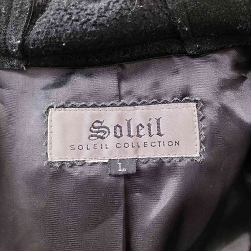 Soleil Genuine Leather フーデットレザーコート レディース JPN:L