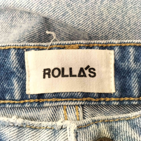 ローラス ROLLAS CROPPED STRAIGHT デニムパンツ レディース 27