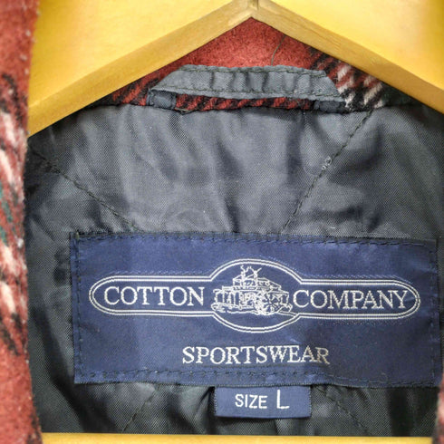 COTTON COMPANY SPORTSWEAR チェックCPOシャツジャケット メンズ JPN:L