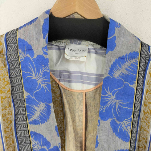 フォルテフォルテ forte forte Saint Barth Jacquard Belted Jacket レディース 1