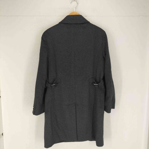 Le orme cashmere カシミヤ100比翼チェスターコート メンズ JPN:S