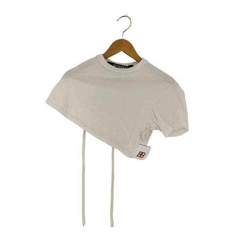 ジャックムス JACQUEMUS アシンメトリークロップドTシャツ レディース 36