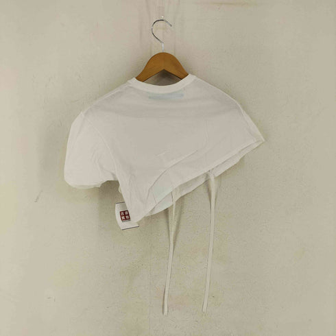 ジャックムス JACQUEMUS アシンメトリークロップドTシャツ レディース 36