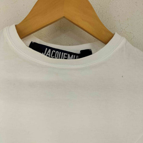 ジャックムス JACQUEMUS アシンメトリークロップドTシャツ レディース 36