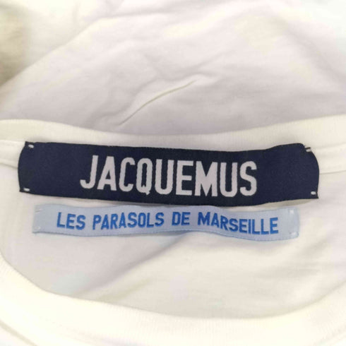 ジャックムス JACQUEMUS アシンメトリークロップドTシャツ レディース 36