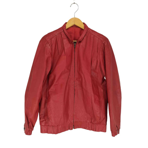 Made in England GENUINE LEATHER レザーブルゾンジャケット メンズ UK:38