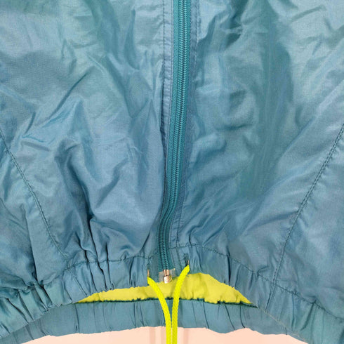 ナイキ NIKE 90S 銀タグ スウッシュ 刺繍 マルチカラー ナイロン ジップアップ ジャケット レディース import:M