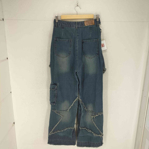 HIGHWAY-G スターフリンジデニムパンツ Y2K メンズ M