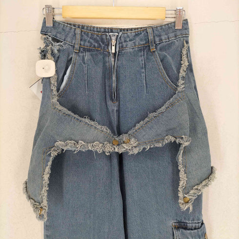 HIGHWAY-G スターフリンジデニムパンツ Y2K メンズ M