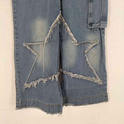 HIGHWAY-G スターフリンジデニムパンツ Y2K メンズ M