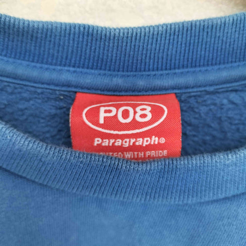 パラグラフ PARAGRAPH ブランドロゴ クルーネックトレーナー メンズ