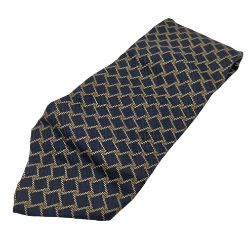 ジバンシィ GIVENCHY イタリア製 シルク 100 総柄 ダイヤ ネクタイ メンズ