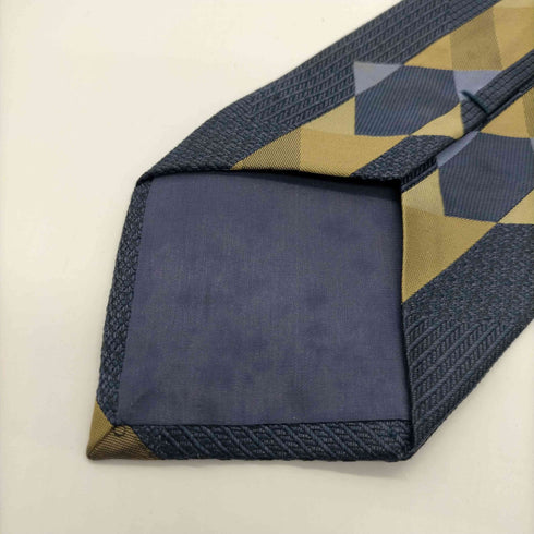 バレンシアガ BALENCIAGA 日本製 シルク 100 幾何学模様 ダイヤ柄 ネクタイ メンズ