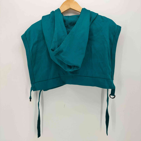 シャリーフ SHAREEF 20SS W-FACE HOODIE BIBS ダブルフェイス フーディー ビブス レディース JPN:2