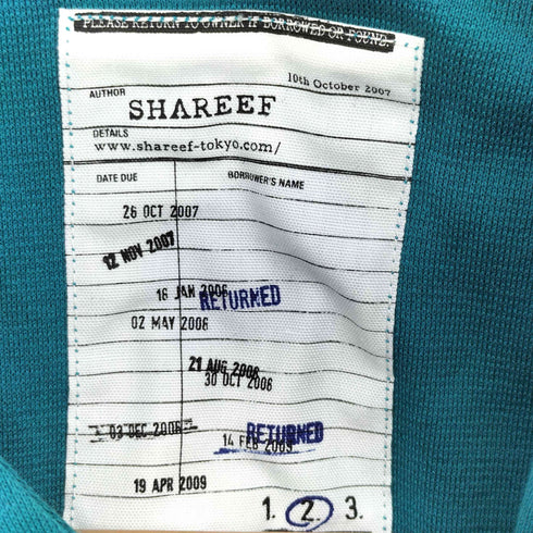シャリーフ SHAREEF 20SS W-FACE HOODIE BIBS ダブルフェイス フーディー ビブス レディース JPN:2