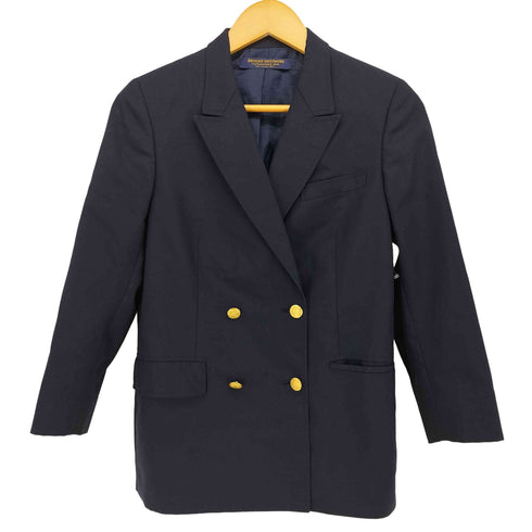 ブルックスブラザーズ BROOKS BROTHERS 金ボタン ブレザー ダブル テーラード ジャケット レディース 9A3