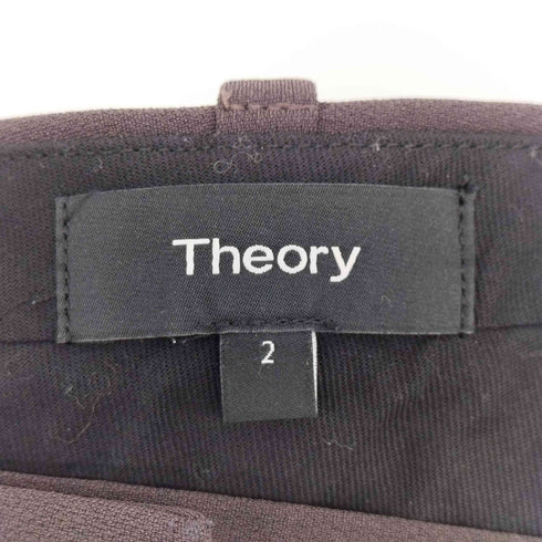 セオリー theory TRACEABLE WOOL TREECA 4N ノータック スラックス レディース JPN:2