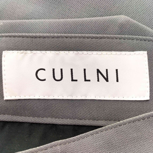 クルニ CULLNI 22AW SLIM FLARE PINTUCK GURKHA PANTS スリム フレア ピンタック グルカ パンツ レディース JPN:1