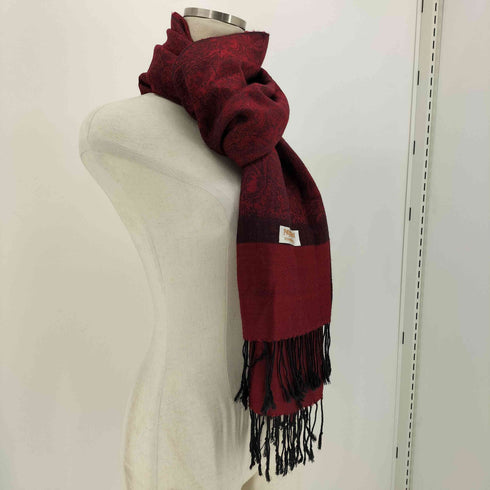 パシュミナ PASHMINA 総柄 カシミヤ シルク 大判 ストール レディース