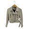ザラ ZARA BASIC スエード ライダースジャケット レディース import:L