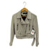 ザラ ZARA BASIC スエード ライダースジャケット レディース import:L