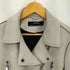 ザラ ZARA BASIC スエード ライダースジャケット レディース import:L