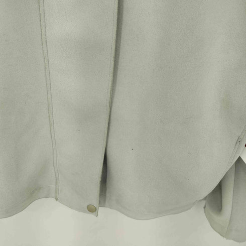 ザラ ZARA BASIC スエード ノーカラージャケット レディース import:L