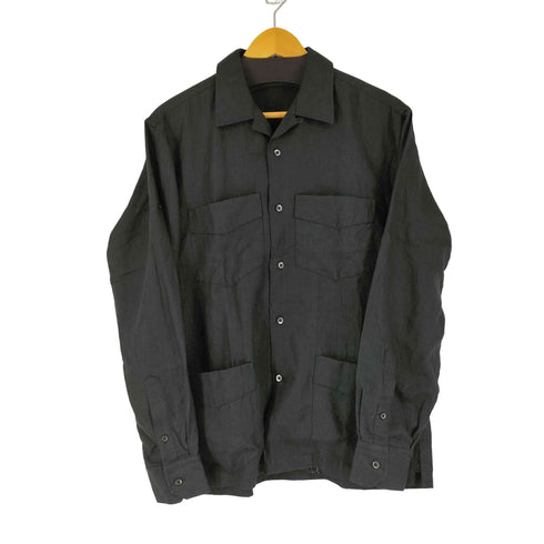 フェアファクス FAIRFAX リネン L/S 開襟シャツ メンズ JPN:M