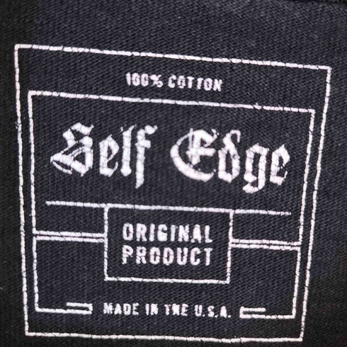 SELF EDGE USA製 両面プリントS/Sカットソー メンズ JPN:M