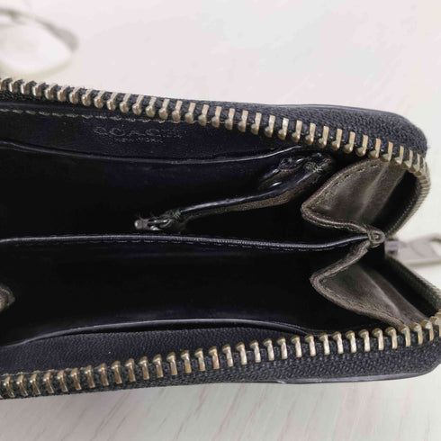 コーチ COACH ラウンドジップレザーコインケース メンズ