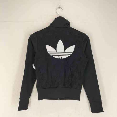 アディダス adidas バックレース切替クロップドトラックジャケット レディース M