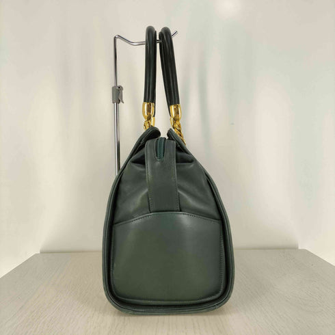 VALENTINO ORLANDI イタリア製 エンボス レザーハンドバッグ レディース