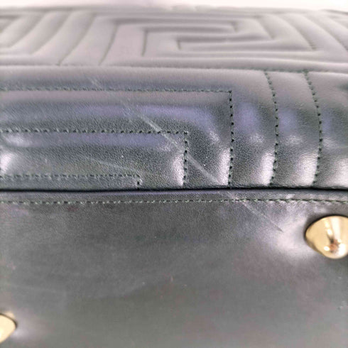 VALENTINO ORLANDI イタリア製 エンボス レザーハンドバッグ レディース