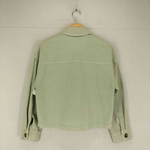 ザラ ZARA クロップドデニムジャケット レディース XS