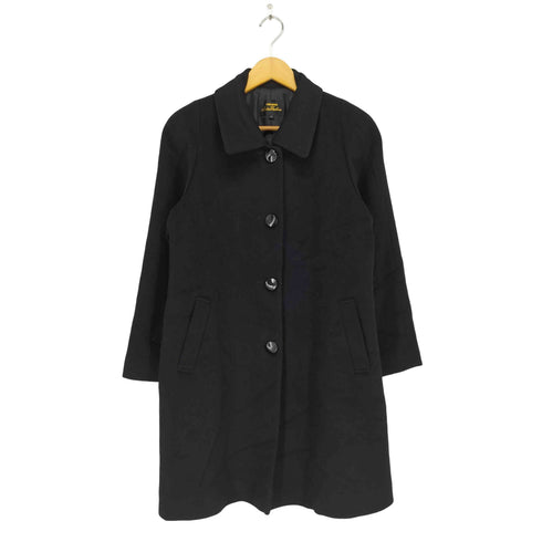 HIGH SENSE cashmere カシミヤ混ステンカラーコート レディース M