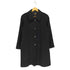 HIGH SENSE cashmere カシミヤ混ステンカラーコート レディース M
