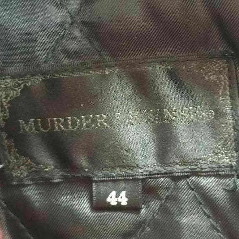 MURDER LICENSE ラムレザーシングルライダースジャケット Y2K メンズ 44