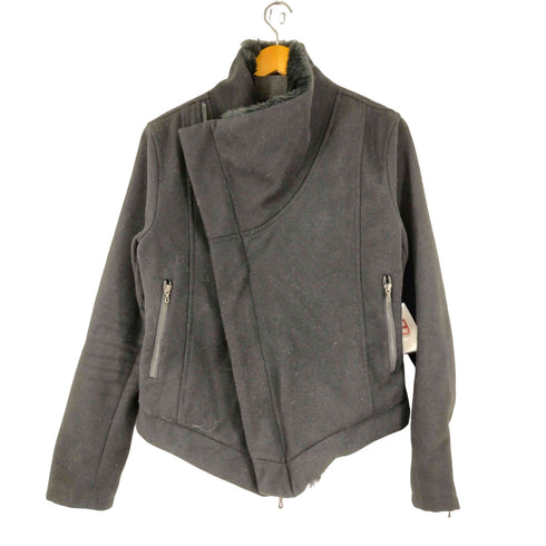 SEANA ウール 変形 ライダースジャケット メンズ JPN:L