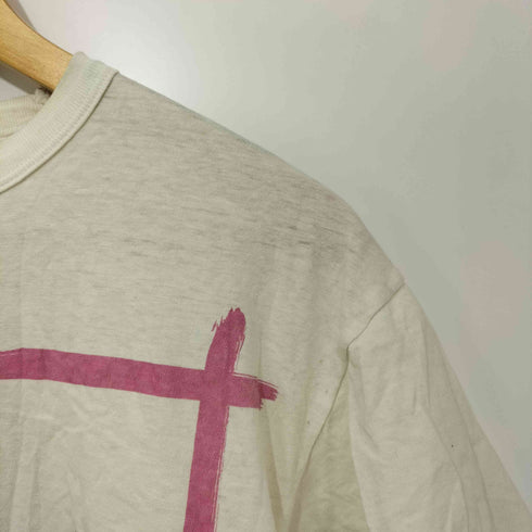 vintage USギタリスト 裾/袖シングル クルーネックTシャツ メンズ