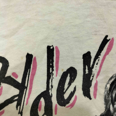 vintage USギタリスト 裾/袖シングル クルーネックTシャツ メンズ