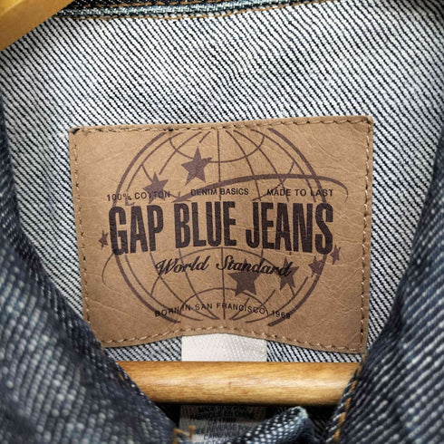ギャップ Gap 00s OLD リジットデニムトラッカージャケット メンズ XS