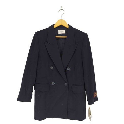 {Styria pure cashmere カシミヤ100ダブルテーラードジャケット レディース 9AR