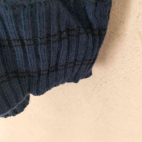 総柄3Dニット メンズ M