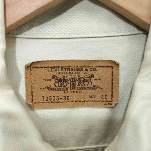 リーバイス Levis 90s 日本製 70505 コットンツイル トラッカージャケット メンズ 40