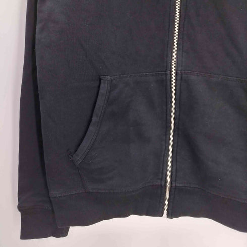 ディーゼル DIESEL ONLY THE BRAVE ワンポイント プリント ジップ フーディー パーカー メンズ