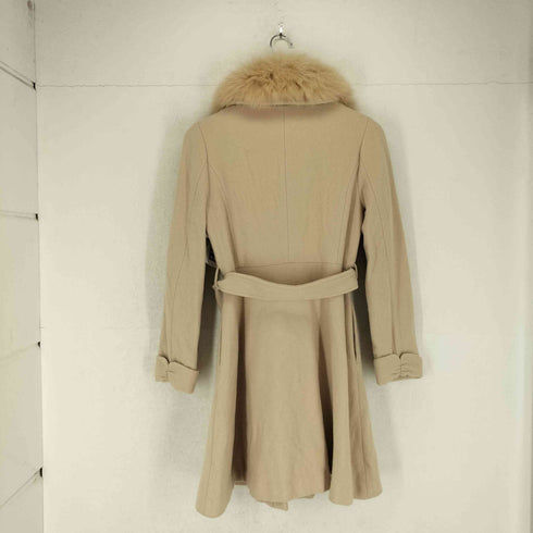 ミッシュマッシュ MISCH MASCH fox fur アンゴラ混フォックスファーステンカラーコート レディース 38