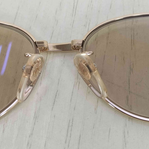 ランバン LANVIN デザインフレーム ラウンドグラス メンズ