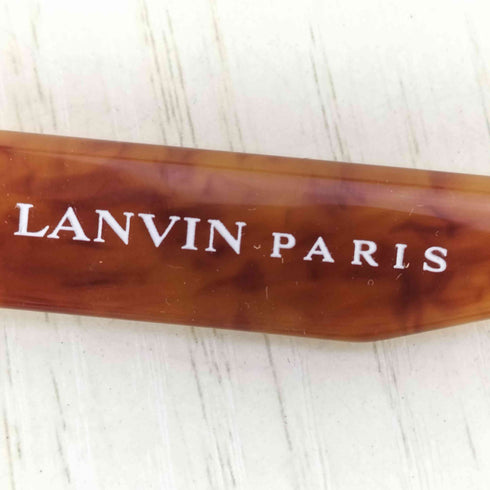 ランバン LANVIN デザインフレーム ラウンドグラス メンズ