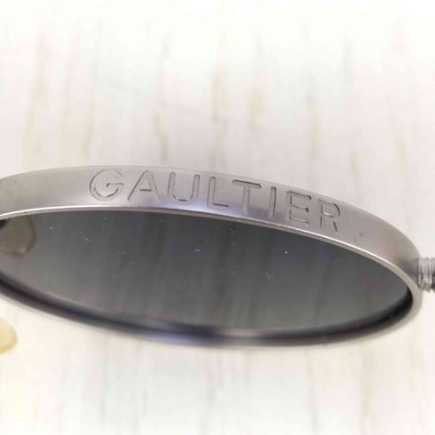 ジャンポールゴルチエ Jean Paul GAULTIER バネ シルバーフレーム ラウンド グラス メンズ